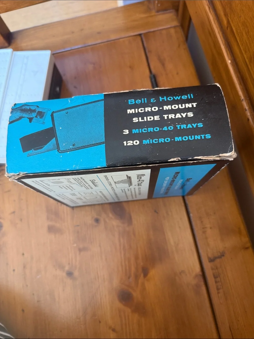 2 Vintage 60s Bell & Howell Slide Trays with Rio & Tokyo Slides
